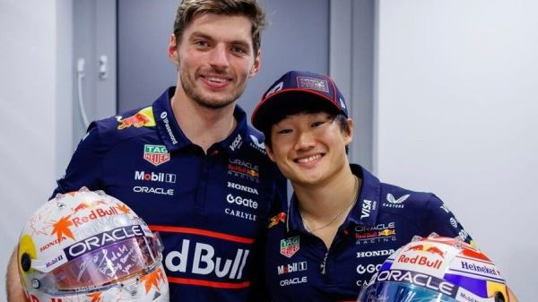Макс Ферстаппен сделал прощальный подарок Юки Цуноде